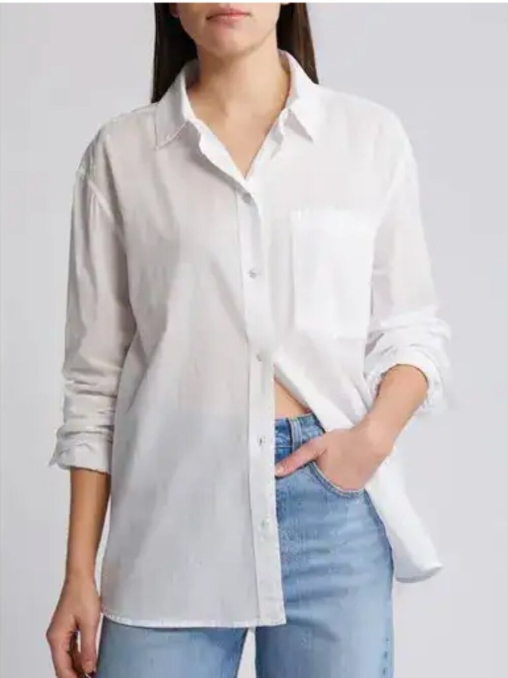 Treasure & Bond White Button-down